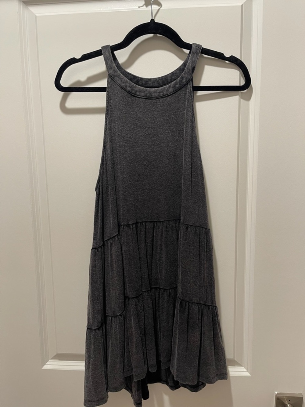 Torrid Supersoft Charcoal Gray Knit Top (0)